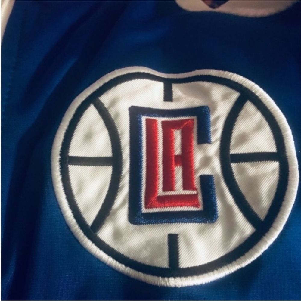 STITCHES LA CLIPPERS Full Zipper Red White And Blue SPORTS Jacket Size SMALL - Picture 5 of 15